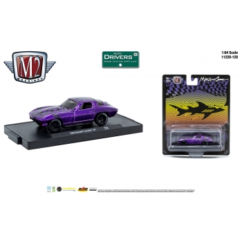 M2 Machines 1:64 Chevrolet Corvette 427 1966 purple